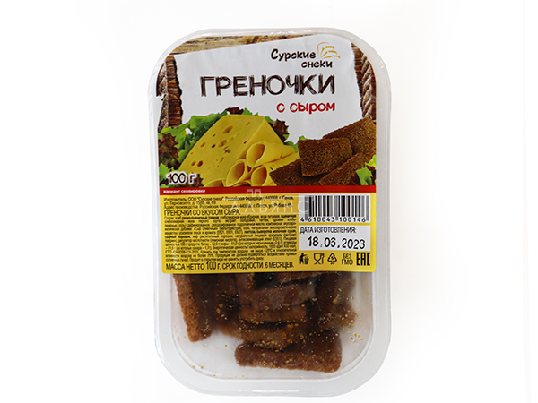 Сурские гренки со вкусом Сыра (100 гр) в Жуковском