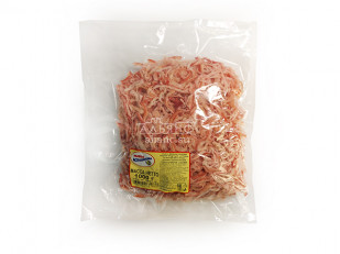 Камбала (соломка): Кальмар стружка со вкусом краба (розовая)