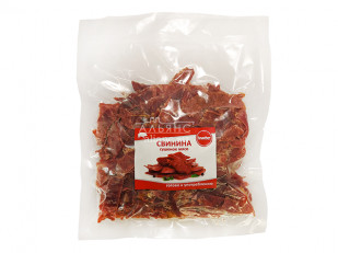 Мясо (АЛЬЯНС) вяленое свинина гриль (500гр): Свинина вяленая (строганина)
