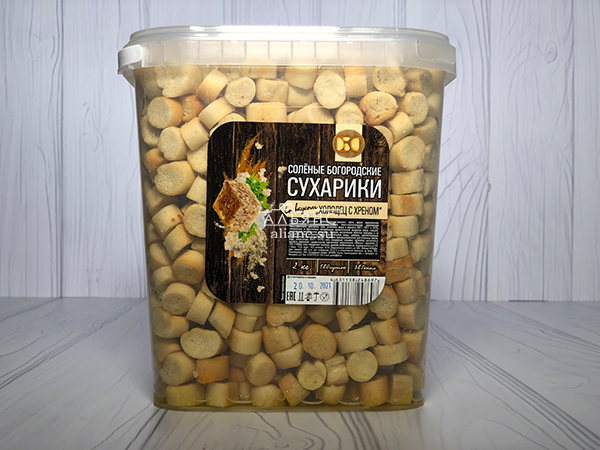 Сухарики с холодцом и хреном в Жуковском