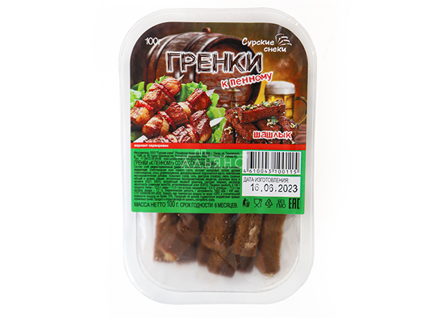 Сурские гренки Шашлык (100 гр) в Жуковском