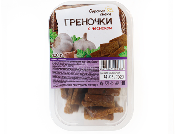 Сурские гренки с Чесноком (100 гр) в Жуковском