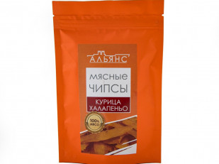 Камбала тушка: Мясо (АЛЬЯНС) вяленое курица с халапеньо (50 гр)