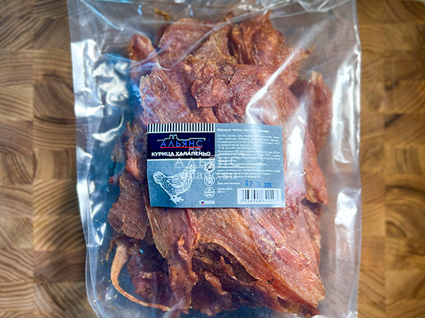 Мясо (АЛЬЯНС) вяленое курица 500гр "С халапеньо" в Жуковском
