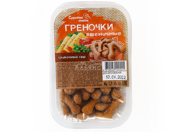 Сурские (ПШЕНИЧНЫЕ) Сливочный сыр (100 гр) в Жуковском