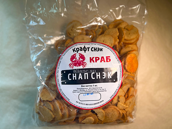 Снапсы ПШЕНИЧНЫЕ "Краб" в Жуковском