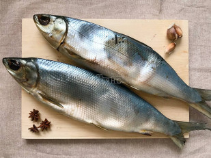 Продукт сырный ПАУТИНКА  Oktobersnack БЕЛАЯ (1 кг): Сиг вяленый