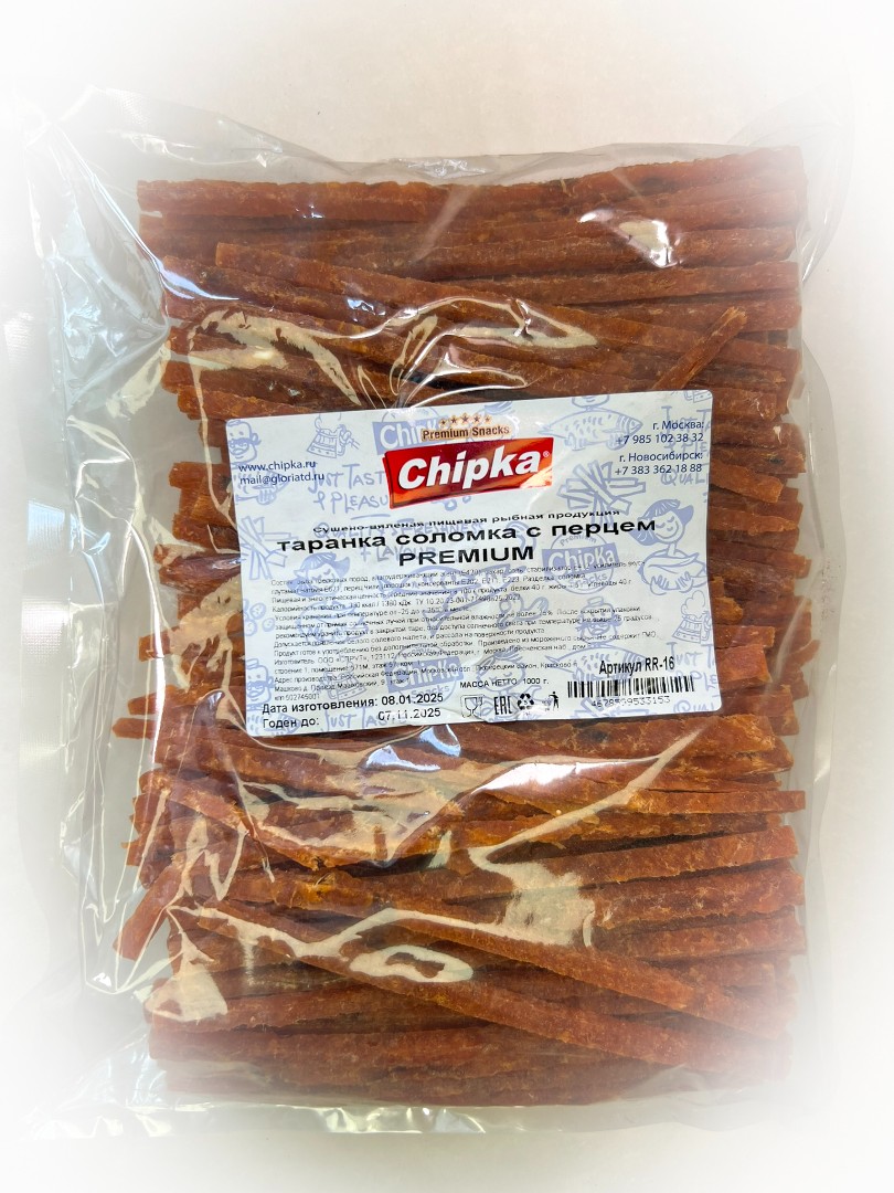 Таранка с перцем (соломка) (Chipka ПРЕМИУМ) в Жуковском