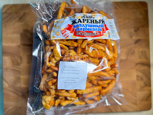 Жареный сыр "ВКУСНЯШКА" со вкусом пармезан (500 гр) в Жуковском