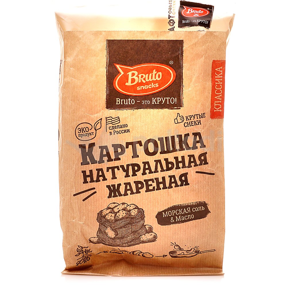 Картофель «Бруто» с солью 70 гр. в Жуковском