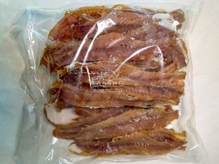 Арахис: Минтай солёно-сушёный (рваный)